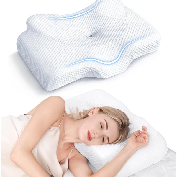 Osteo Cervical Pillow for Neck Pain Relief Hollow Design Odorless Mem