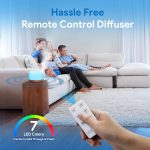 ASAKUKI Essential Oil Diffuser for Home 500ML Aromatherapy Humidifier